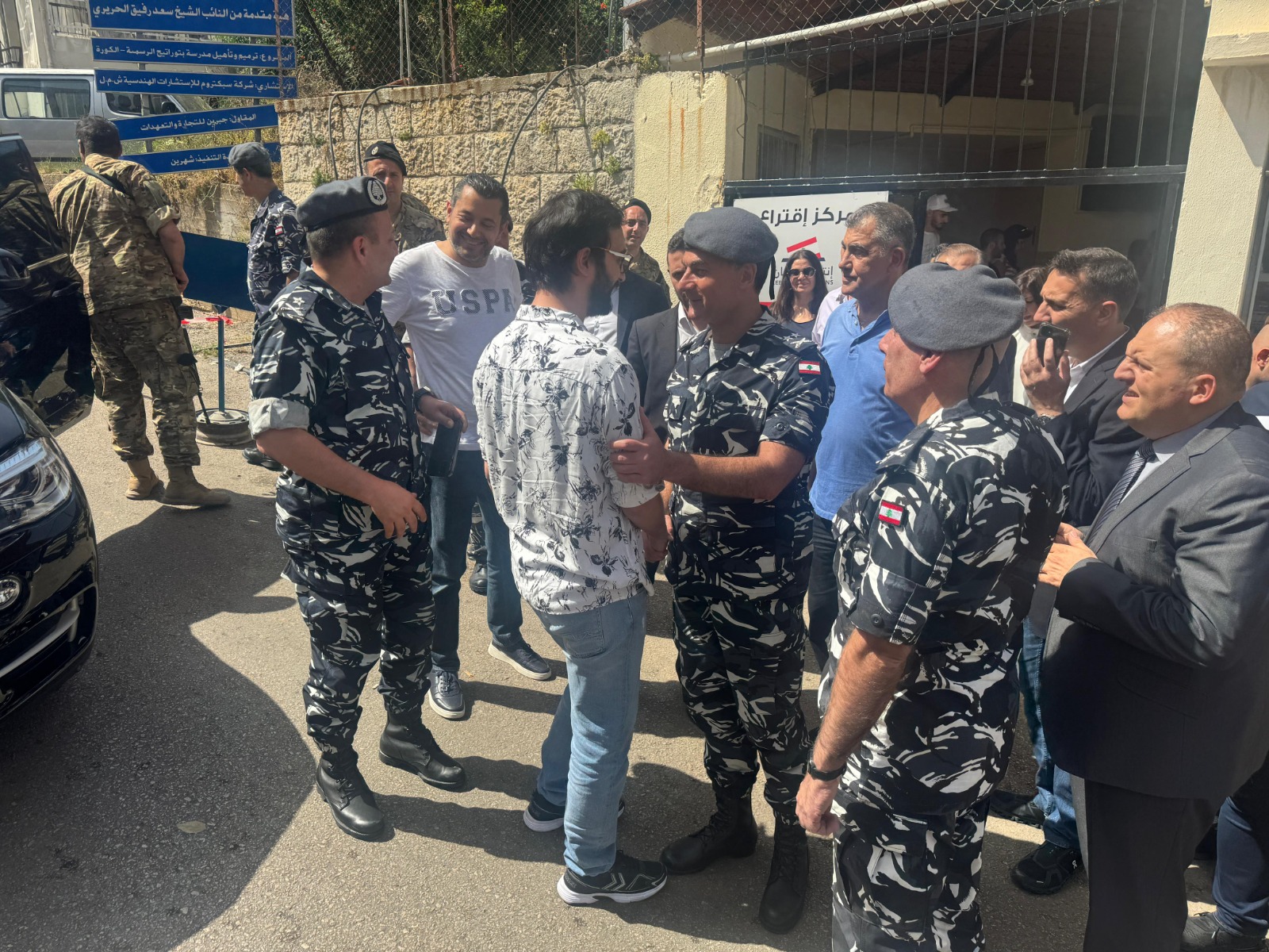 بالصور - جولة تفقدية لمدير قوى الأمن الداخلي على مراكز الاقتراع في الشمال وعكار